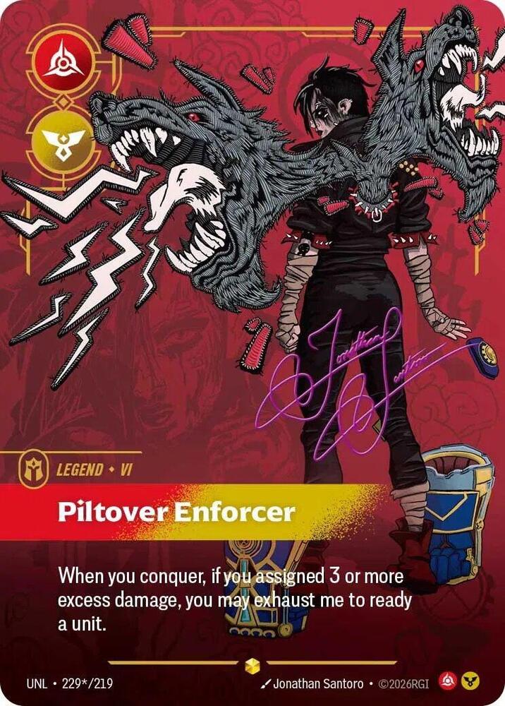 Vi, Piltover Enforcer (Signature) (229*/219) [Unleashed]
