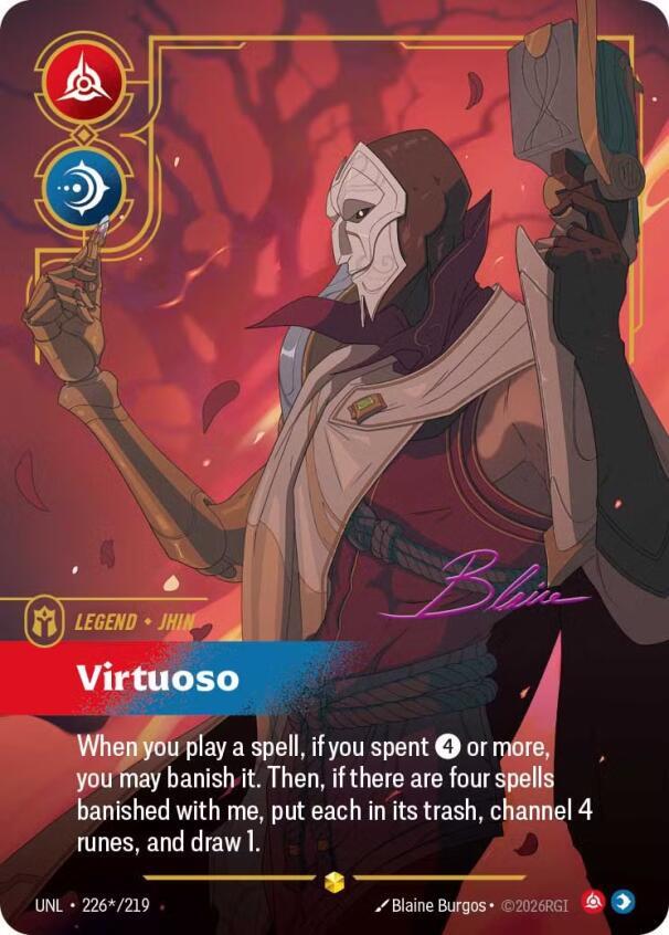 Jhin - Virtuoso (Signature) (226*/219) [Unleashed]