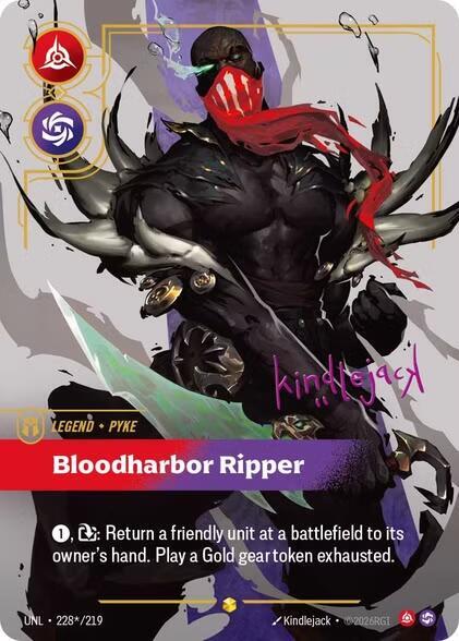 Pyke, Bloodharbor Ripper (Signature) (228*/219) [Unleashed]