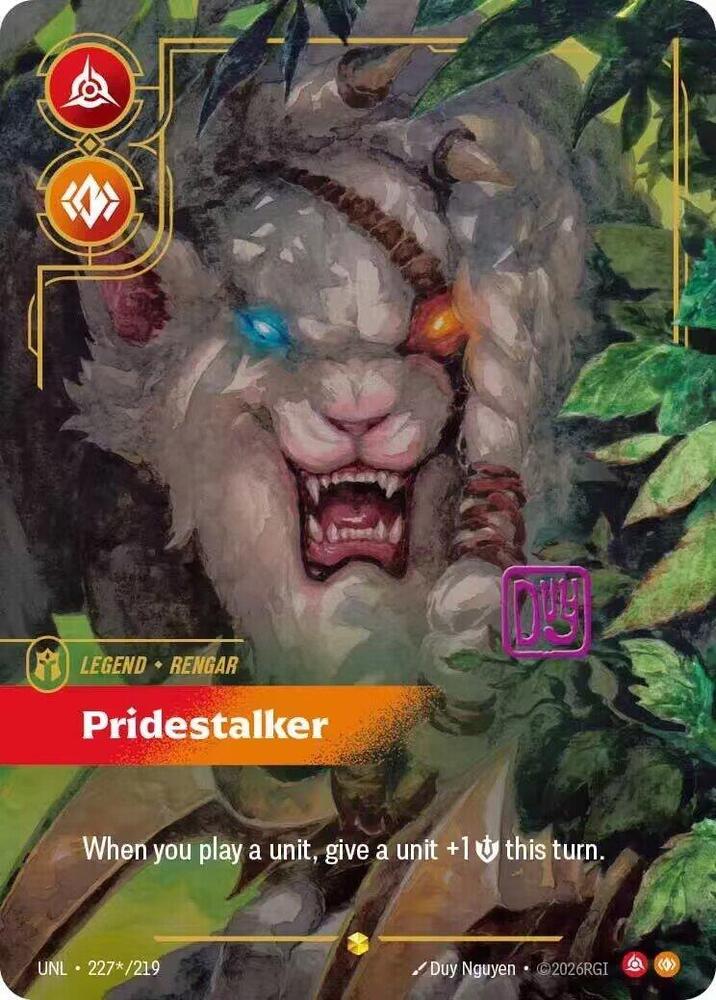 Rengar, Pridestalker (Signature) (227*/219) [Unleashed]