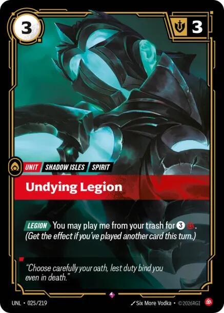 Undying Legion (025/219) [Unleashed]