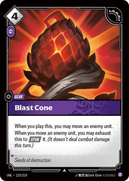 Blast Cone (133/219) [Unleashed]