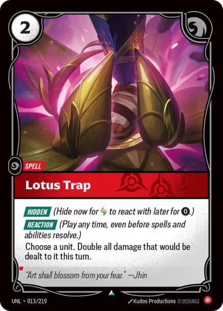 Lotus Trap (013/219) [Unleashed]