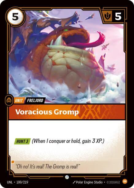 Voracious Gromp (100/219) [Unleashed]