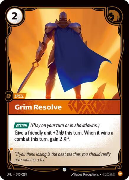 Grim Resolve (095/219) [Unleashed]