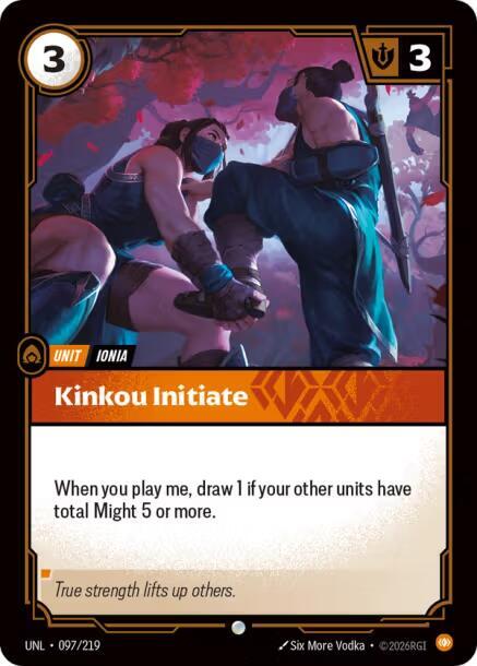 Kinkou Initiate (097/219) [Unleashed]