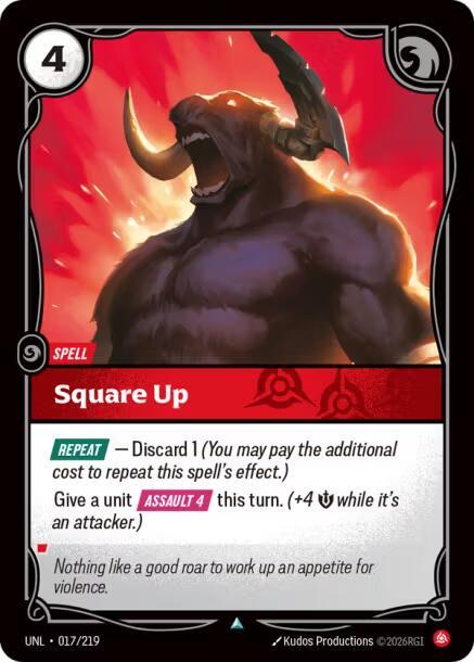Square Up (017/219) [Unleashed]