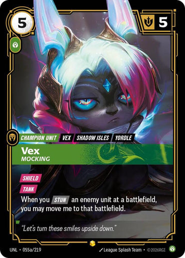 Vex, Mocking (Alternate Art) (055a/219) [Unleashed]