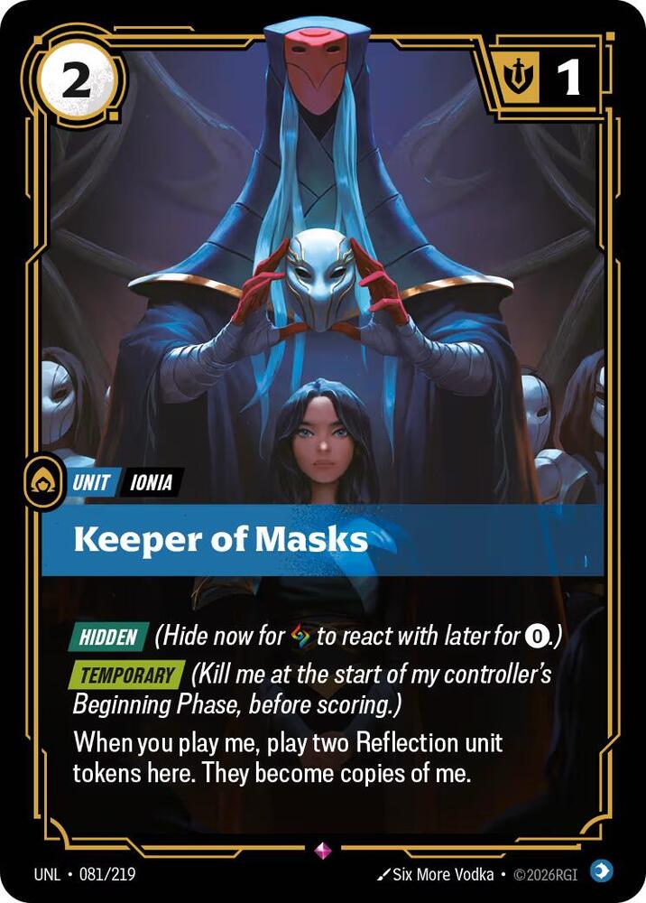 Keeper of Masks (081/219) [Unleashed]