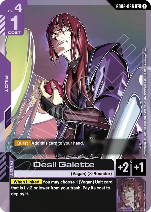 Desil Galette (Store Tournament Participant Pack 04) (GD02-096) [Gundam Promotional Cards]