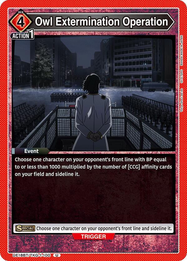 Owl Extermination Operation (UE18BT/TKG-1-100) [UE18BT: Tokyo Ghoul]