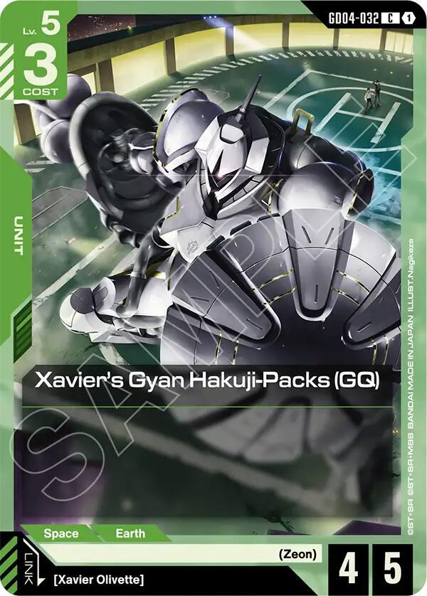 Xavier's Gyan Hakuji-Packs (GQ) (GD04-032) [Phantom Aria]