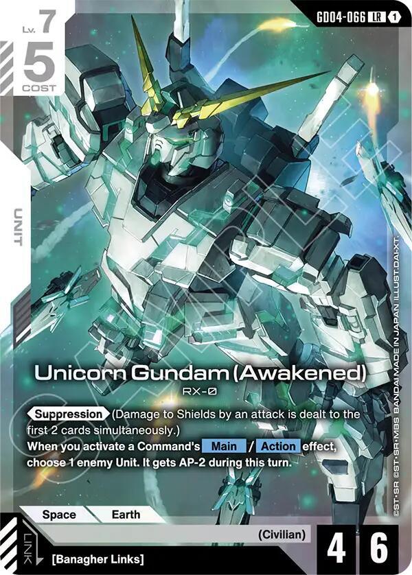 Unicorn Gundam (Awakened) (GD04-066) [Phantom Aria]