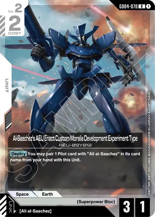 Al-Saachez's AEU Enact Custom Moralia Development Experiment Type (GD04-070) [Phantom Aria]