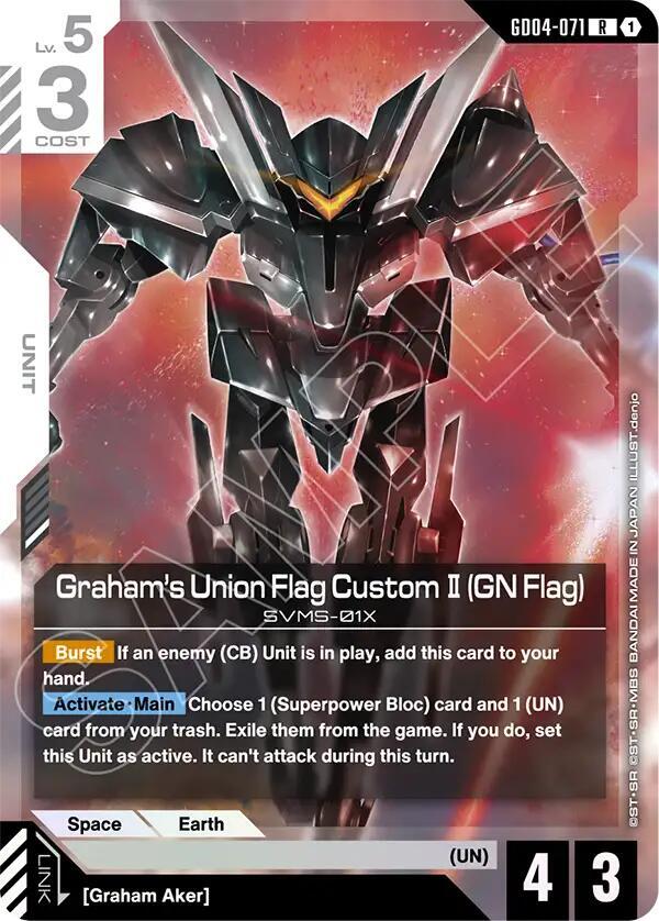 Graham's Union Flag Custom II (GN Flag) (GD04-071) [Phantom Aria]