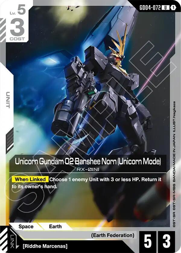 Unicorn Gundam 02 Banshee Norn (Unicorn Mode) (GD04-072) [Phantom Aria]