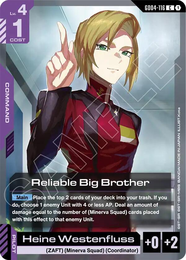 Reliable Big Brother (GD04-116) [Phantom Aria]