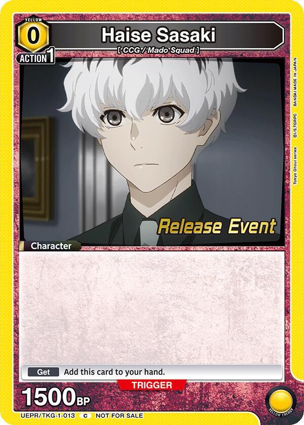 Haise Sasaki (013) (UEPR/TKG-1-013) [UE18BT: Tokyo Ghoul Release Event Cards]