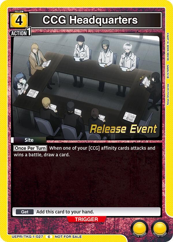 CCG Headquarters (UEPR/TKG-1-027) [UE18BT: Tokyo Ghoul Release Event Cards]