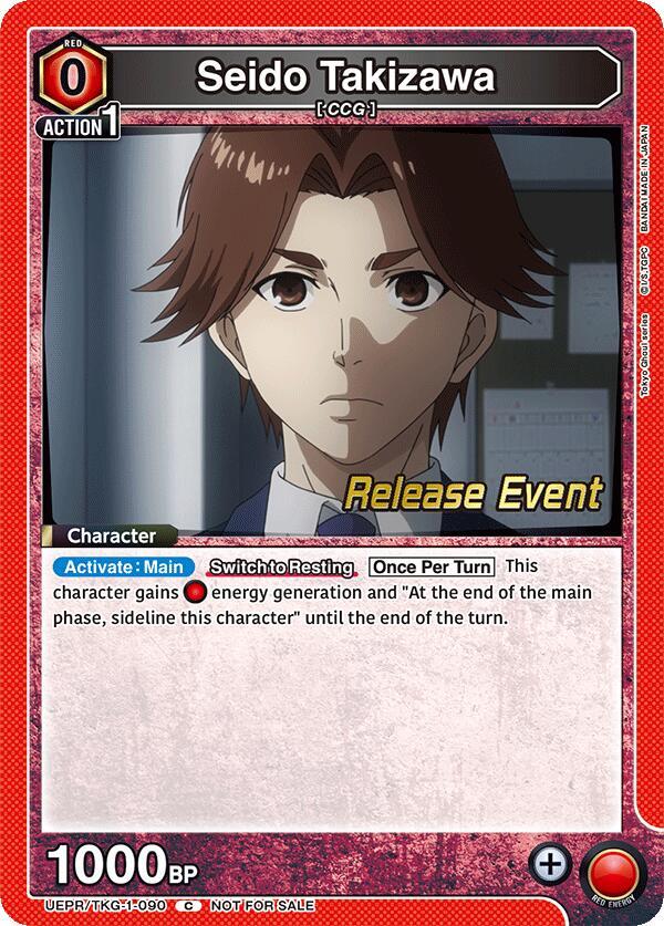 Seido Takizawa (UEPR/TKG-1-090) [UE18BT: Tokyo Ghoul Release Event Cards]