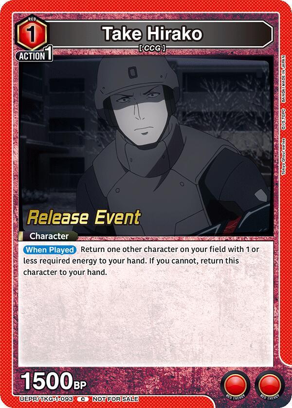 Take Hirako (093) (UEPR/TKG-1-093) [UE18BT: Tokyo Ghoul Release Event Cards]