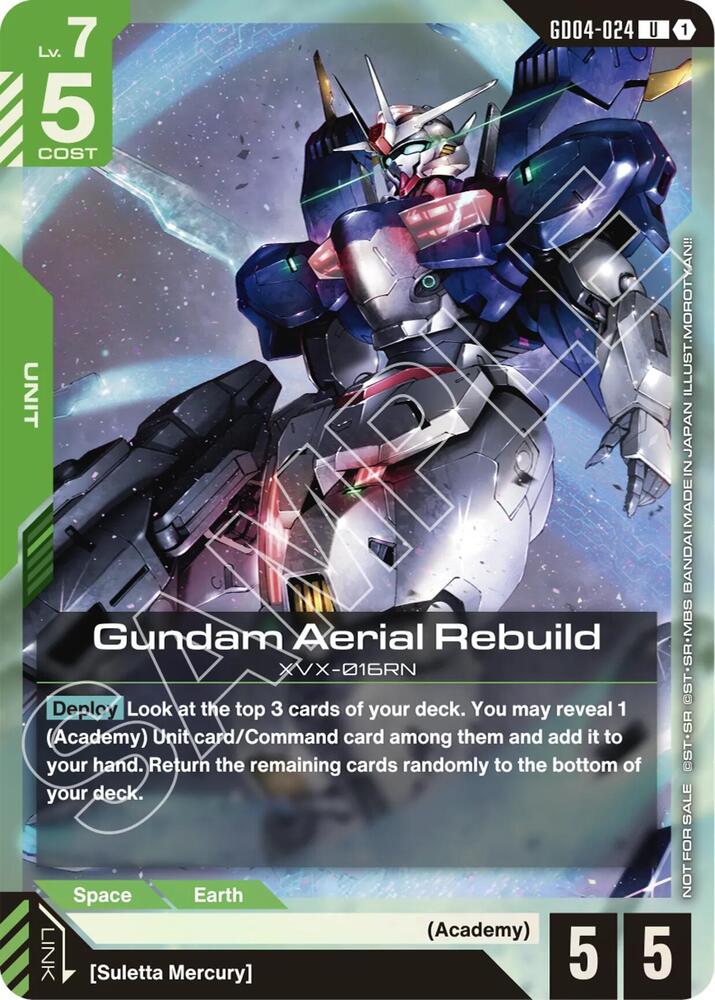 Gundam Aerial Rebuild (GD04 Release Event) (GD04-024) [Gundam Promotional Cards]