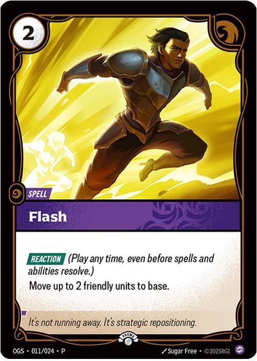 Flash (011/024) [Riftbound Organized Play Promotional Cards]