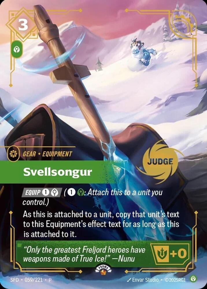 Svellsongur (059/221) [Riftbound Judge Promotional Cards]