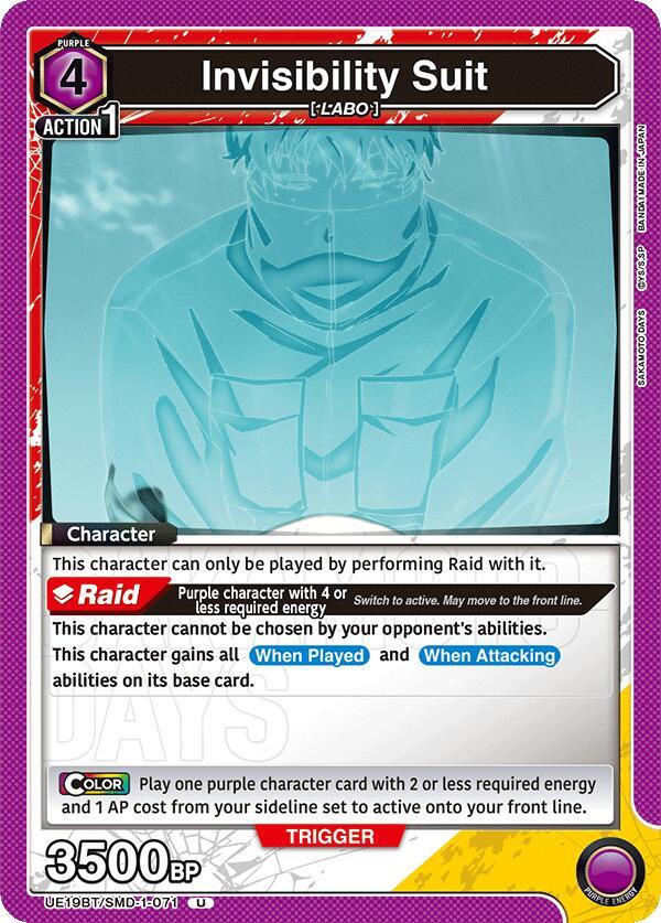 Invisibility Suit (UE19BT/SMD-1-071) [UE19BT: SAKAMOTO DAYS]
