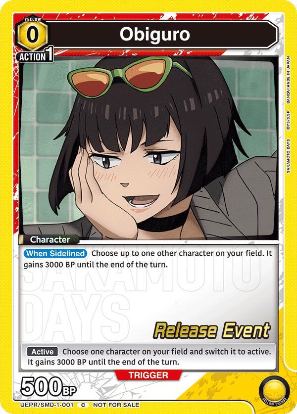 Obiguro (UE19BT/SMD-1-001) [UE19BT: SAKAMOTO DAYS Release Event Cards]