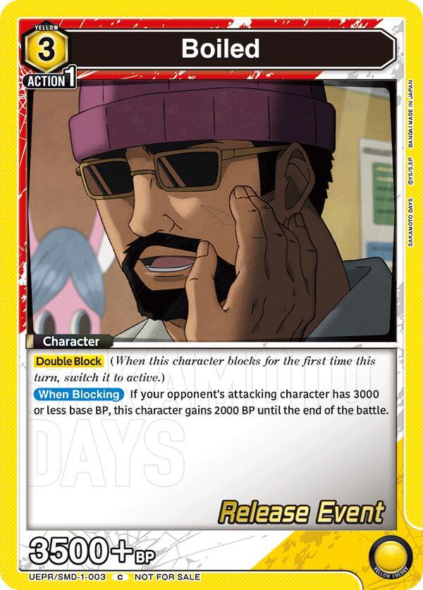 Boiled (UE19BT/SMD-1-003) [UE19BT: SAKAMOTO DAYS Release Event Cards]