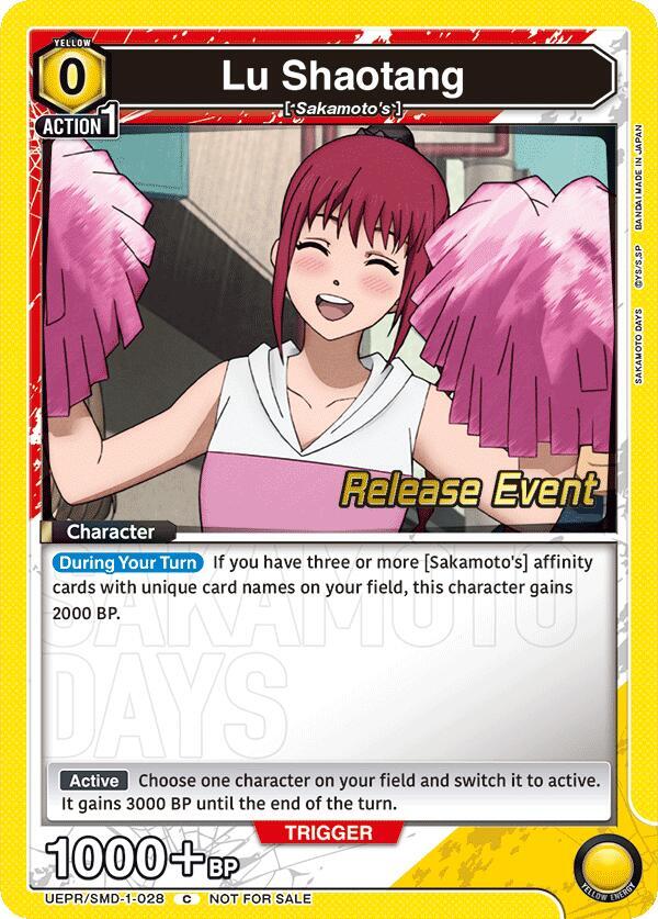Lu Shaotang (028) (UE19BT/SMD-1-028) [UE19BT: SAKAMOTO DAYS Release Event Cards]
