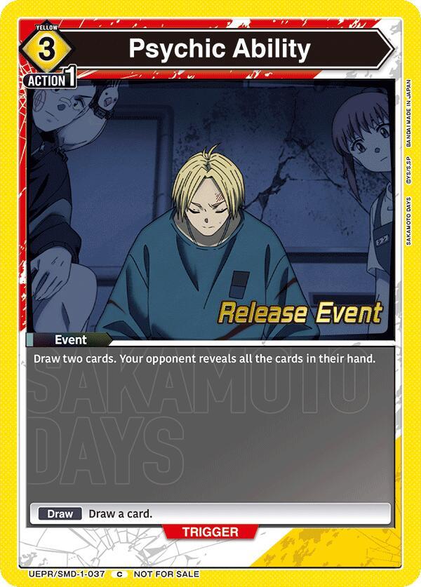 Psychic Ability (UE19BT/SMD-1-037) [UE19BT: SAKAMOTO DAYS Release Event Cards]