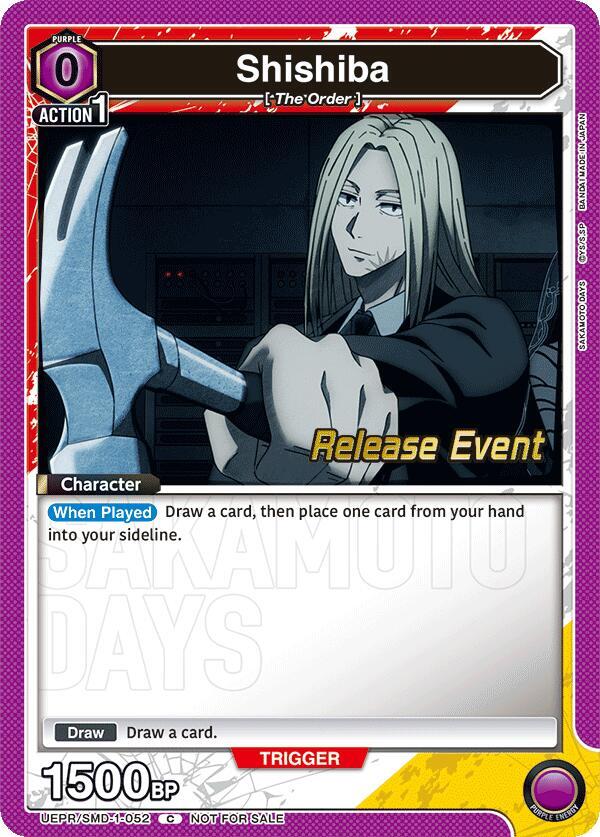 Shishiba (052) (UE19BT/SMD-1-052) [UE19BT: SAKAMOTO DAYS Release Event Cards]