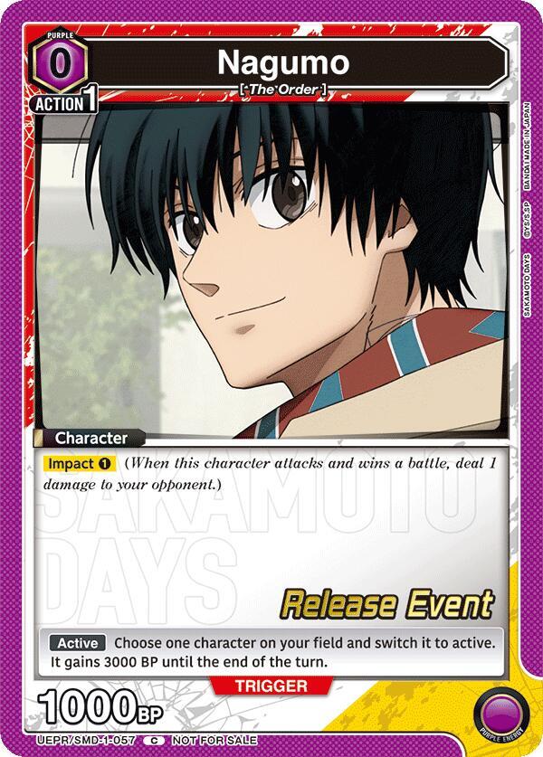 Nagumo (057) (UE19BT/SMD-1-057) [UE19BT: SAKAMOTO DAYS Release Event Cards]
