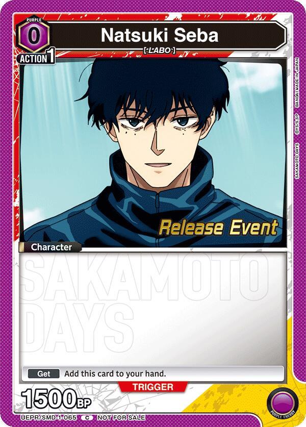 Natsuki Seba (065) (UE19BT/SMD-1-065) [UE19BT: SAKAMOTO DAYS Release Event Cards]