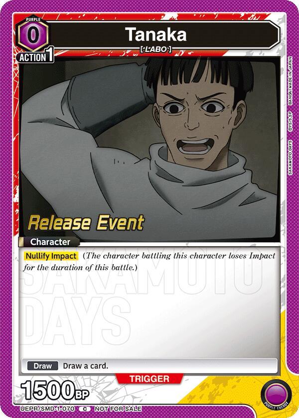Tanaka (UE19BT/SMD-1-070) [UE19BT: SAKAMOTO DAYS Release Event Cards]