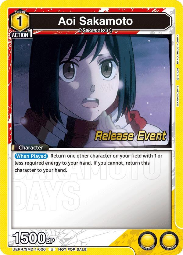 Aoi Sakamoto (020) (UE19BT/SMD-1-020) [UE19BT: SAKAMOTO DAYS Release Event Cards]