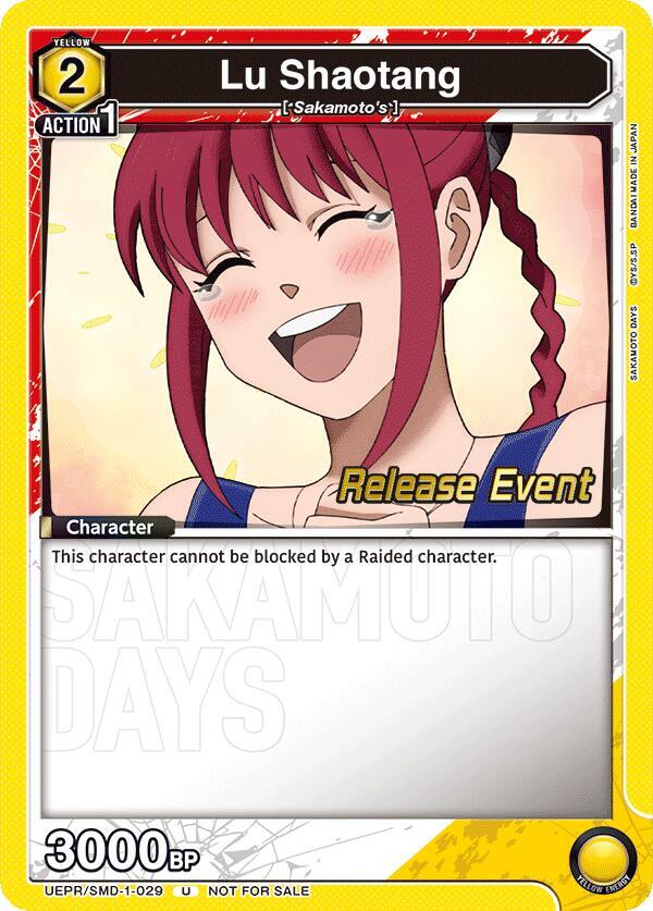 Lu Shaotang (029) (UE19BT/SMD-1-029) [UE19BT: SAKAMOTO DAYS Release Event Cards]