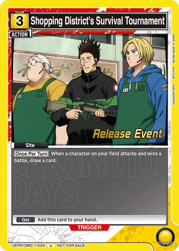 Shopping District's Survival Tournament (UE19BT/SMD-1-034) [UE19BT: SAKAMOTO DAYS Release Event Cards]