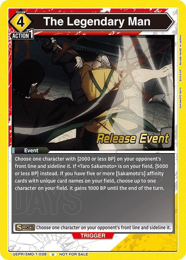 The Legendary Man (UE19BT/SMD-1-038) [UE19BT: SAKAMOTO DAYS Release Event Cards]