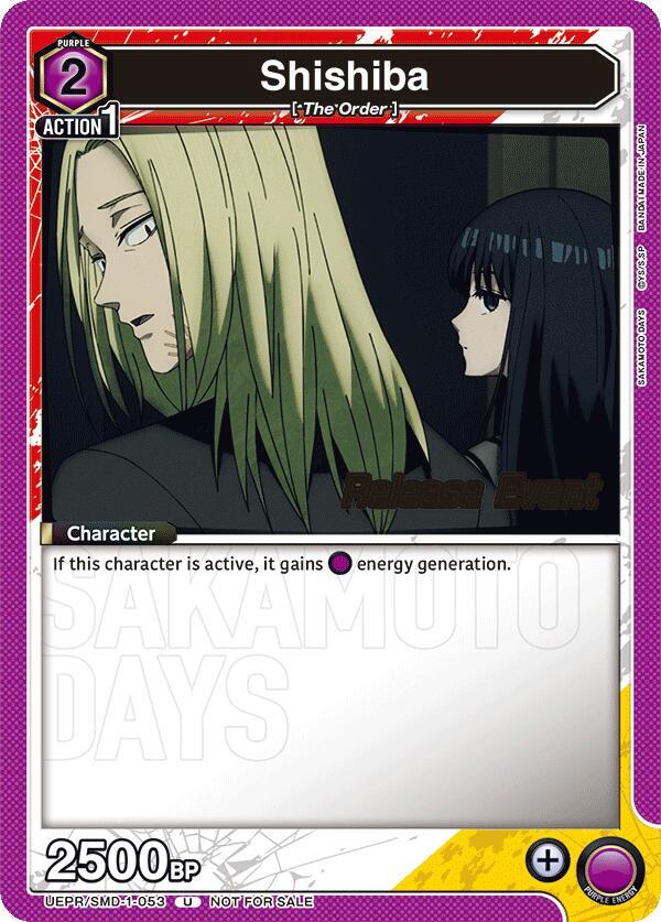 Shishiba (053) (UE19BT/SMD-1-053) [UE19BT: SAKAMOTO DAYS Release Event Cards]
