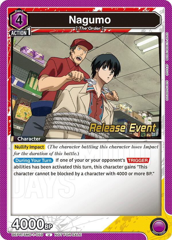 Nagumo (059) (UE19BT/SMD-1-059) [UE19BT: SAKAMOTO DAYS Release Event Cards]