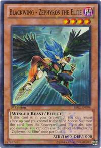 Blackwing - Zephyros the Elite [BP02-EN098] Mosaic Rare