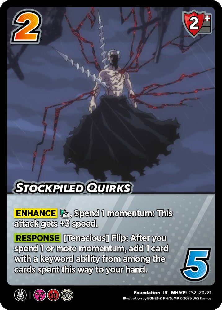 Stockpiled Quirks [Challenger Series: My Hero Academia - Final Battle]