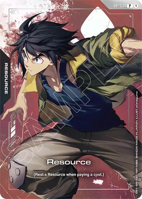 Resource (RP-034) (Premium Accessory Set - Mobile Suit Gundam: Iron-Blooded Orphans) (RP-034) [Promotional Resource Tokens]