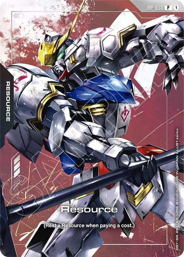 Resource (RP-038) (Premium Accessory Set - Mobile Suit Gundam: Iron-Blooded Orphans) (RP-038) [Promotional Resource Tokens]
