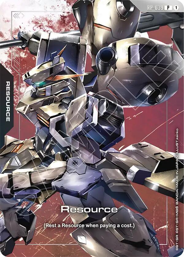 Resource (RP-039) (Premium Accessory Set - Mobile Suit Gundam: Iron-Blooded Orphans) (RP-039) [Promotional Resource Tokens]