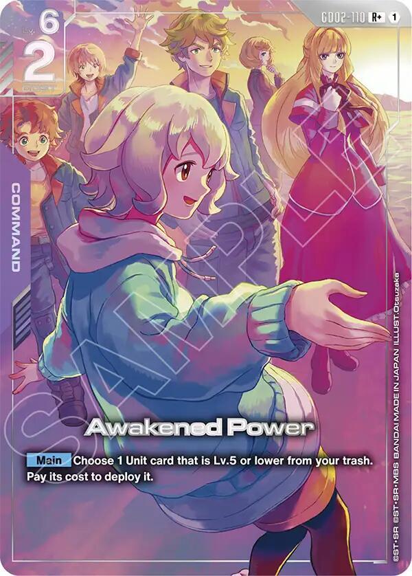 Awakened Power (R+)  (Premium Accessory Set - Mobile Suit Gundam: Iron-Blooded Orphans) (GD02-110) [Gundam Promotional Cards]