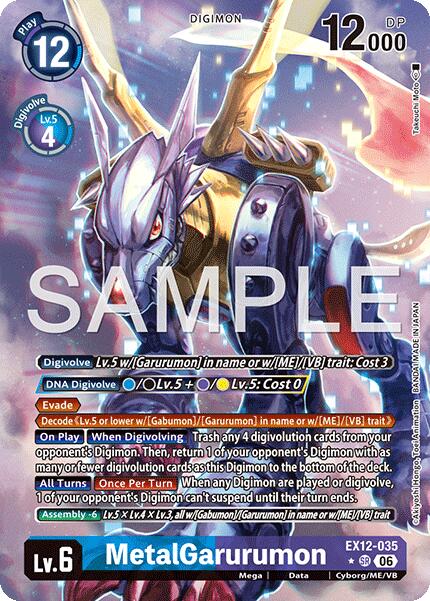 MetalGarurumon [EX12-035] (Alternate Art) [Digital World Shambala]